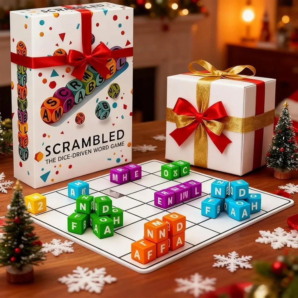 Scrambled Dice Word Game FRATOZ