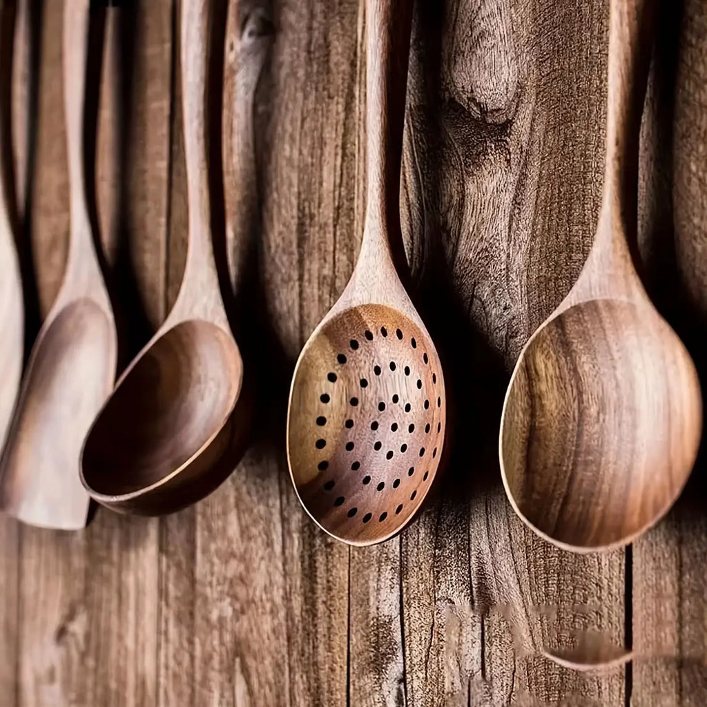 Wooden Kitchen Utensils Set