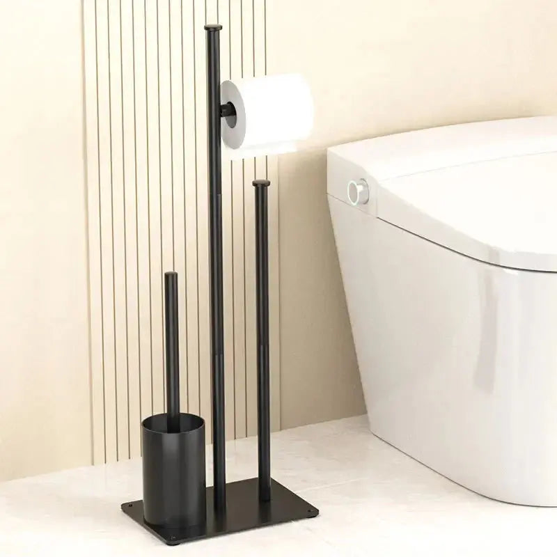 Toilet Paper & Brush Holder Stand FRATOZ