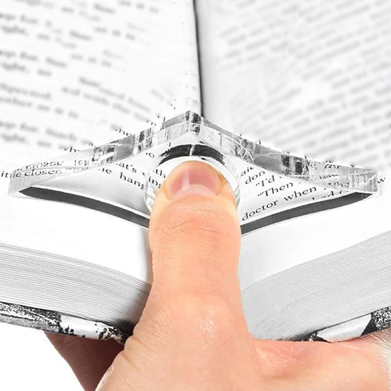 Acrylic Book Thumb Support FRATOZ