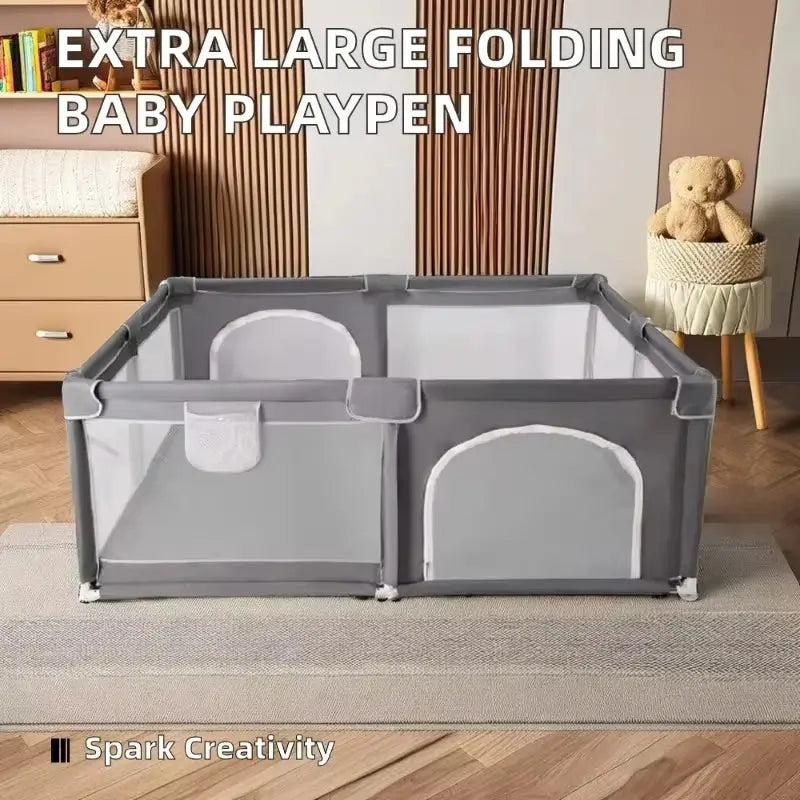 Baby & Toddler Playpen with Mat