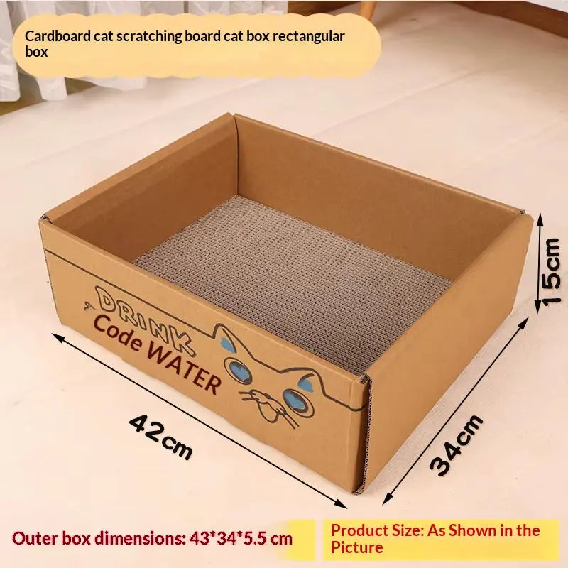 Cat Scratching Board Bed Combo