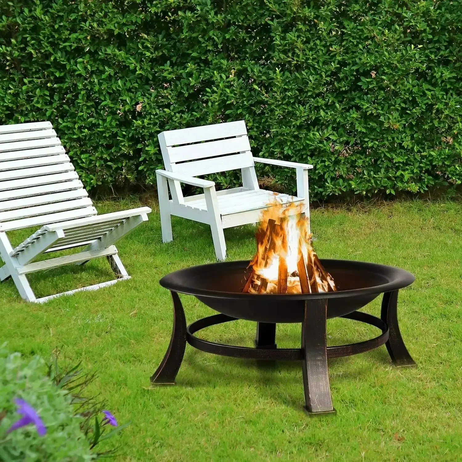 Round Outdoor Fire Pit FRATOZ