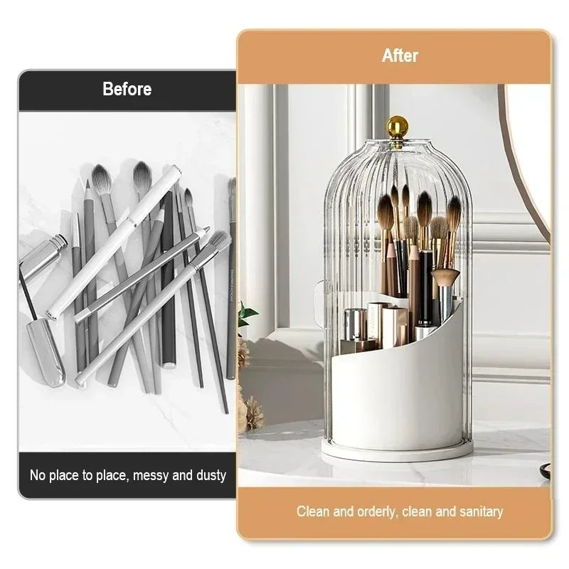 360° Rotating Makeup Brush Holder FRATOZ