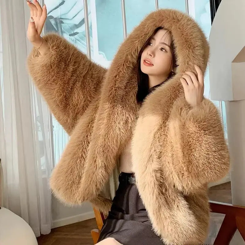 Women Faux Fur Coat