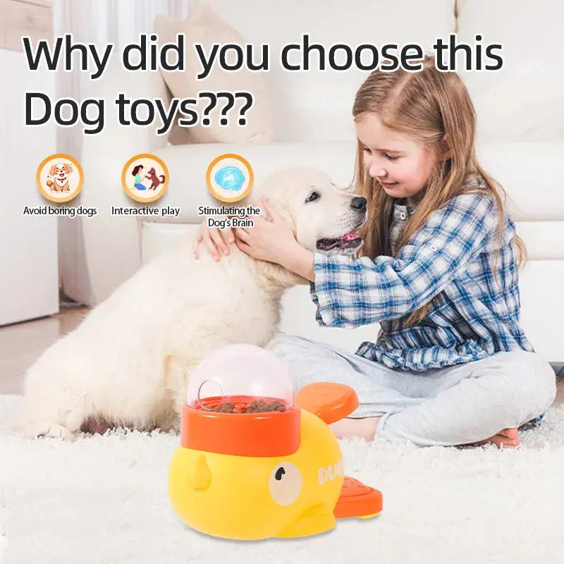 Duck Interactive Puzzle Feeder For Dogs FRATOZ
