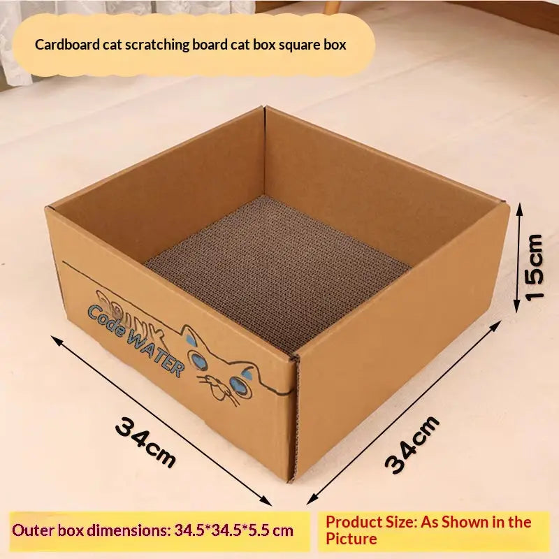 Cat Scratching Board Bed Combo