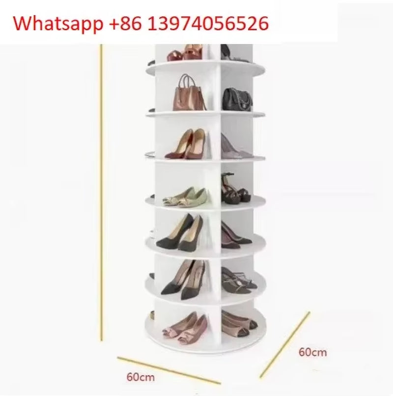 Rotating Shoe Rack