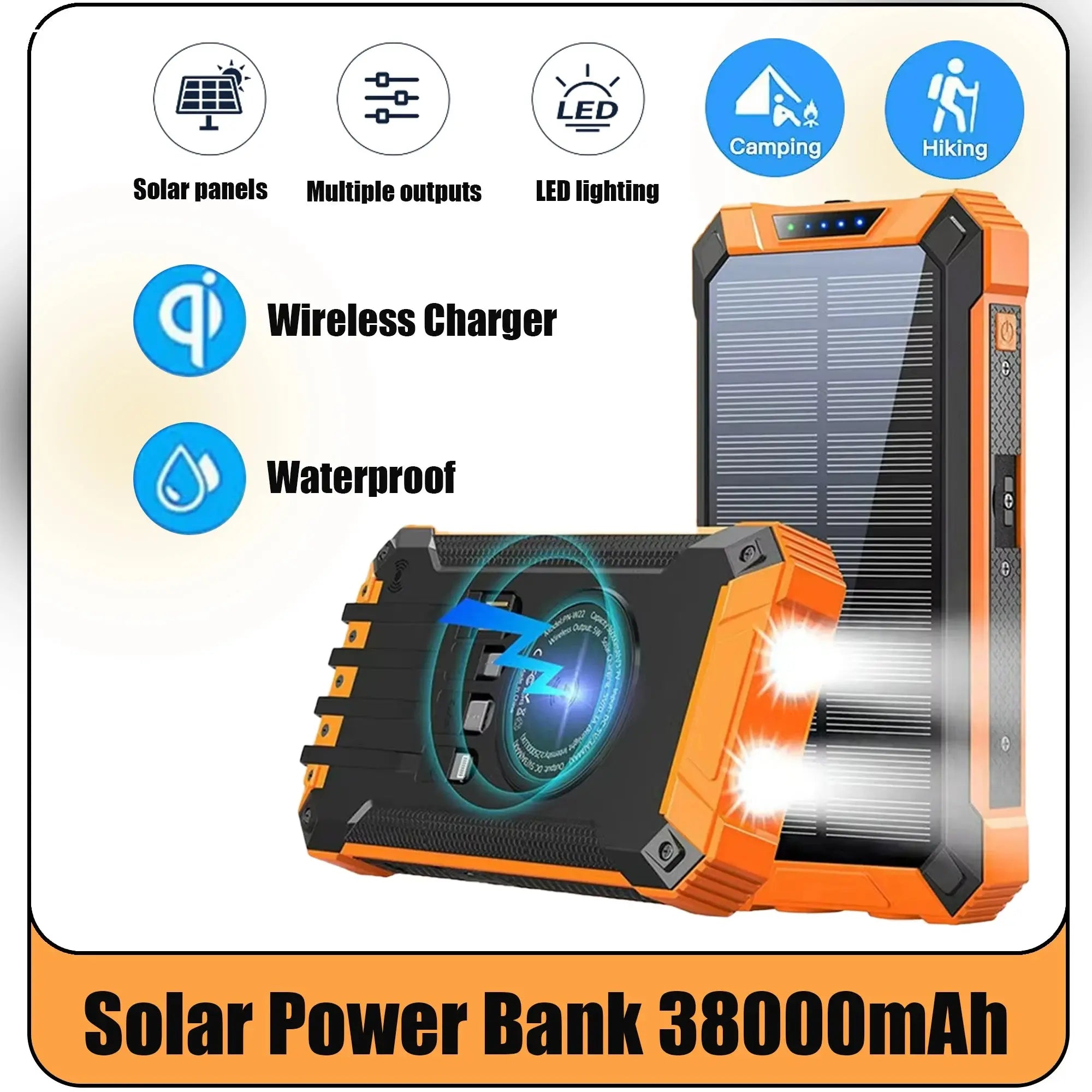 Multifunctional Solar Power Bank FRATOZ