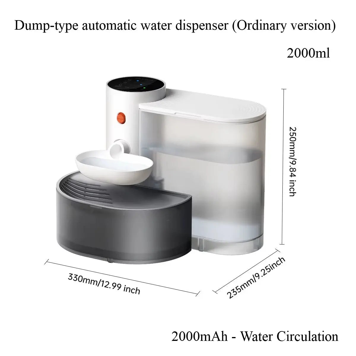 Pouring Water Dispenser for Pets