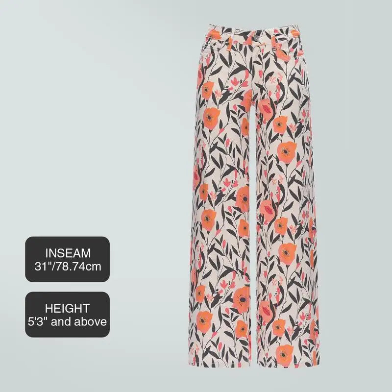 Magic ONESO Mid-Low Rise Baggy Jeans Stretchy Wide Leg for Women Distressed Pants Womenswear Bottom 8001 Lady Basic Minimalist Comfortable Denim Tummy Control Curve Hugging plus Size Regular Size BBL