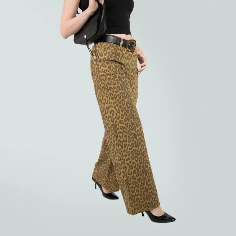 Magic ONESO Mid-Low Rise Baggy Jeans Stretchy Wide Leg for Women Distressed Pants Womenswear Bottom 8001 Lady Basic Minimalist Comfortable Denim Tummy Control Curve Hugging plus Size Regular Size BBL