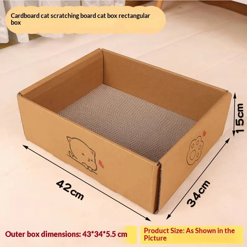 Cat Scratching Board Bed Combo