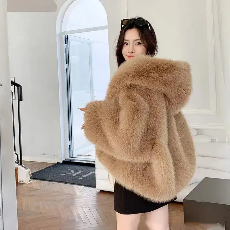 Women Faux Fur Coat