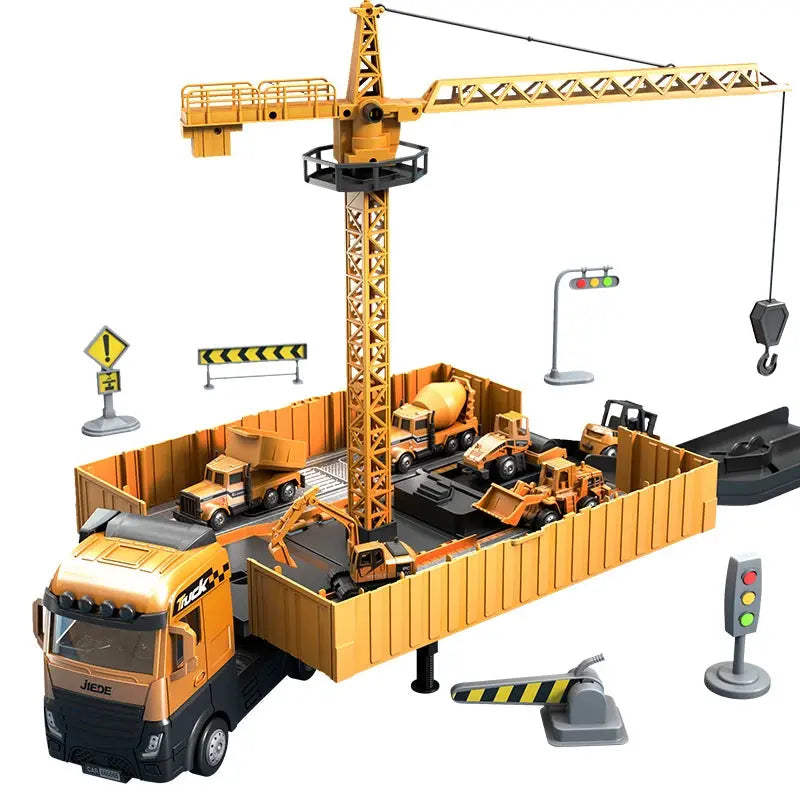Toy Truck with Crane, Excavator & More FRATOZ