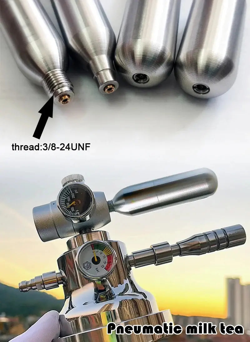 Refillable CO2 Cartridges 12g & 16g FRATOZ