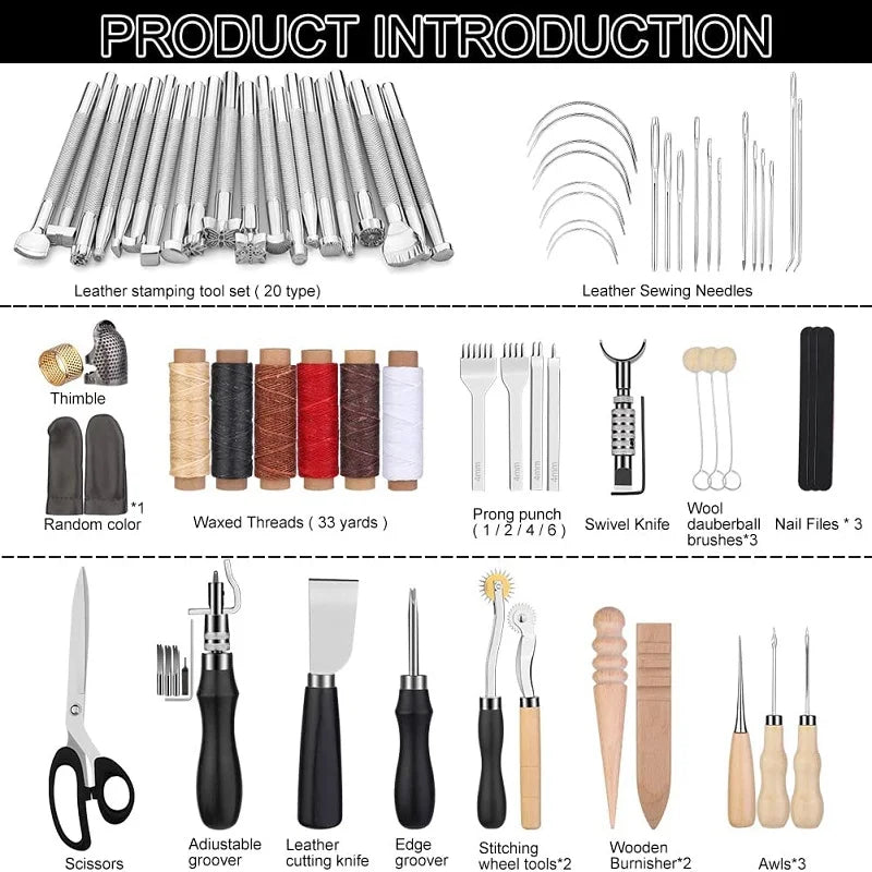 Leather Craft Tools Kit