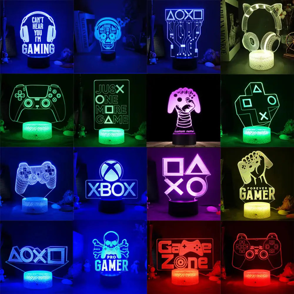 3D LED Gaming Setup RGB Lamp FRATOZ
