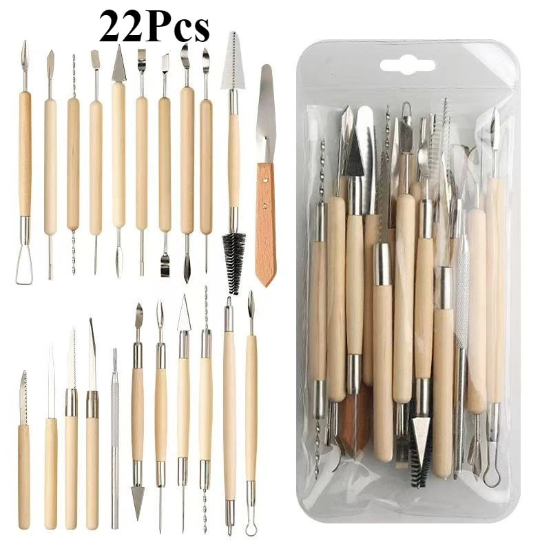 22Pcs/set Art Ceramics Tools