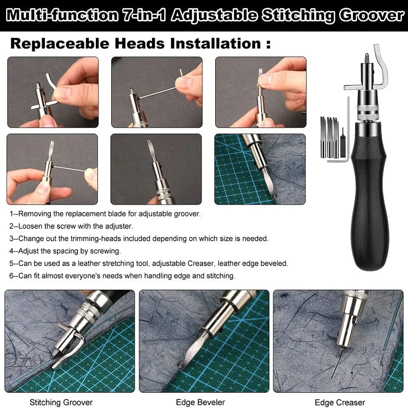 Leather Craft Tools Kit