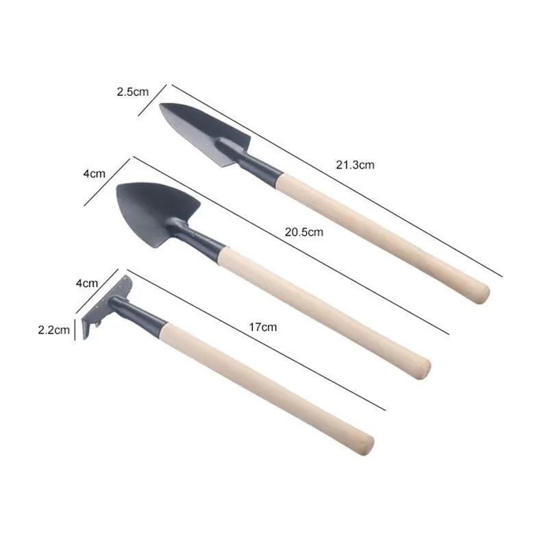 Gardening Tools Three-Piece Set