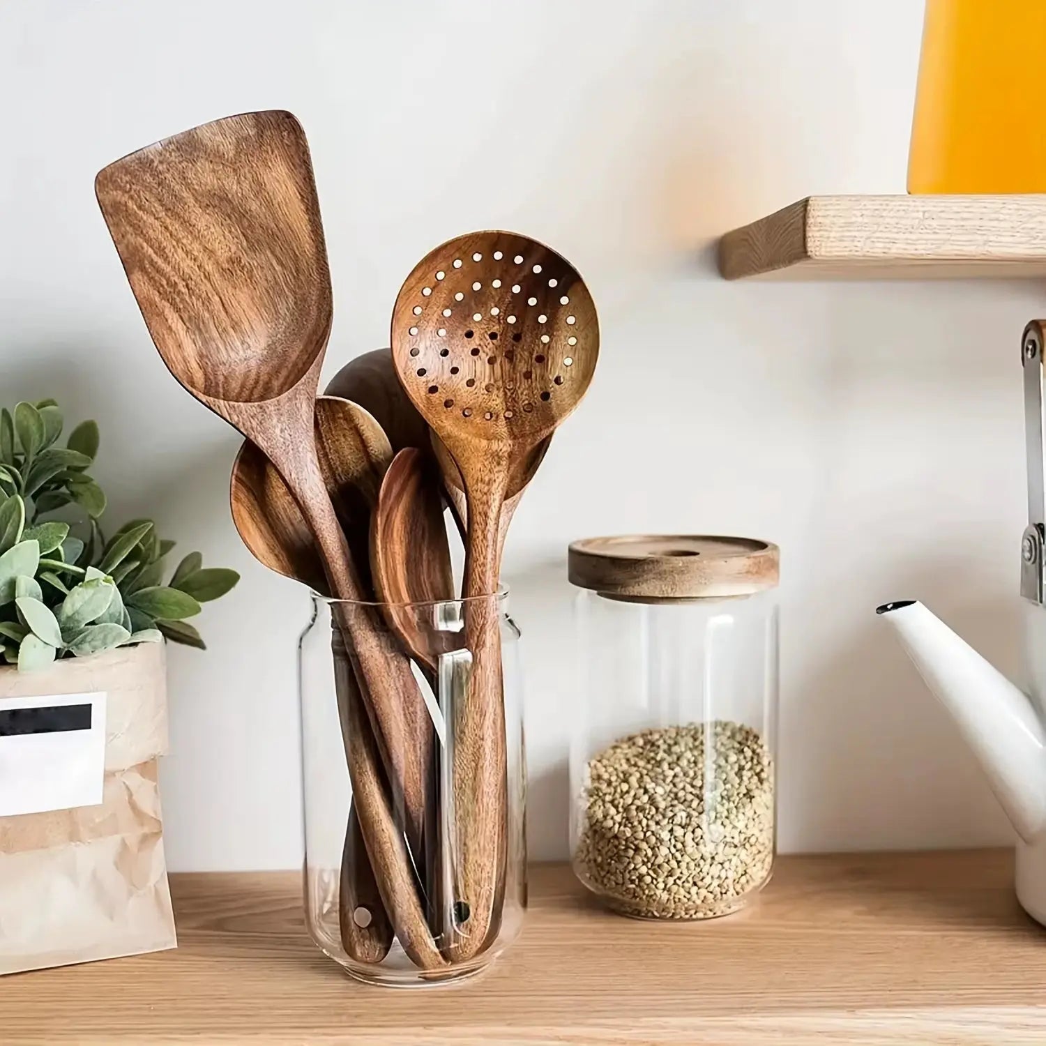 Wooden Kitchen Utensils Set