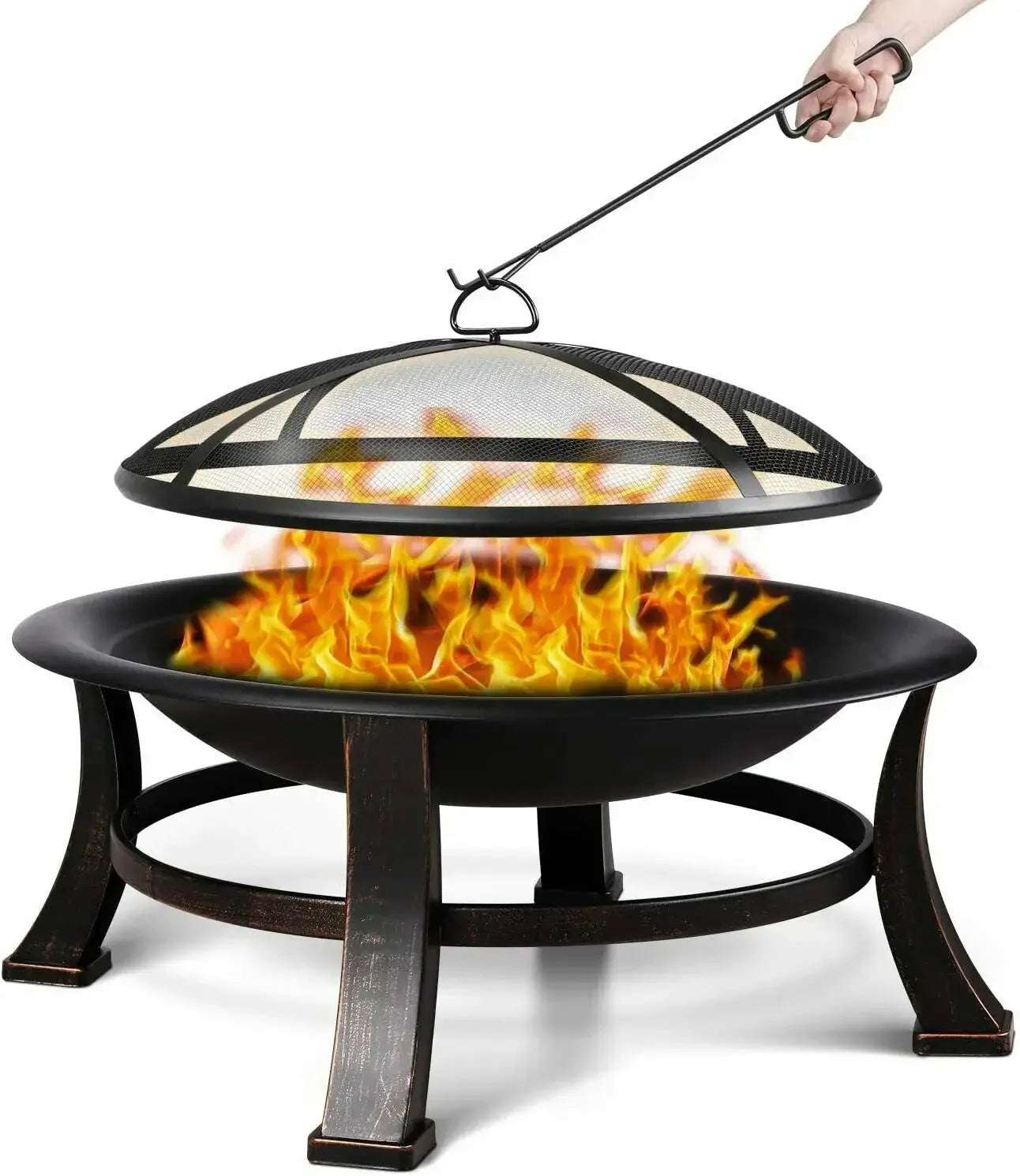 Round Outdoor Fire Pit FRATOZ