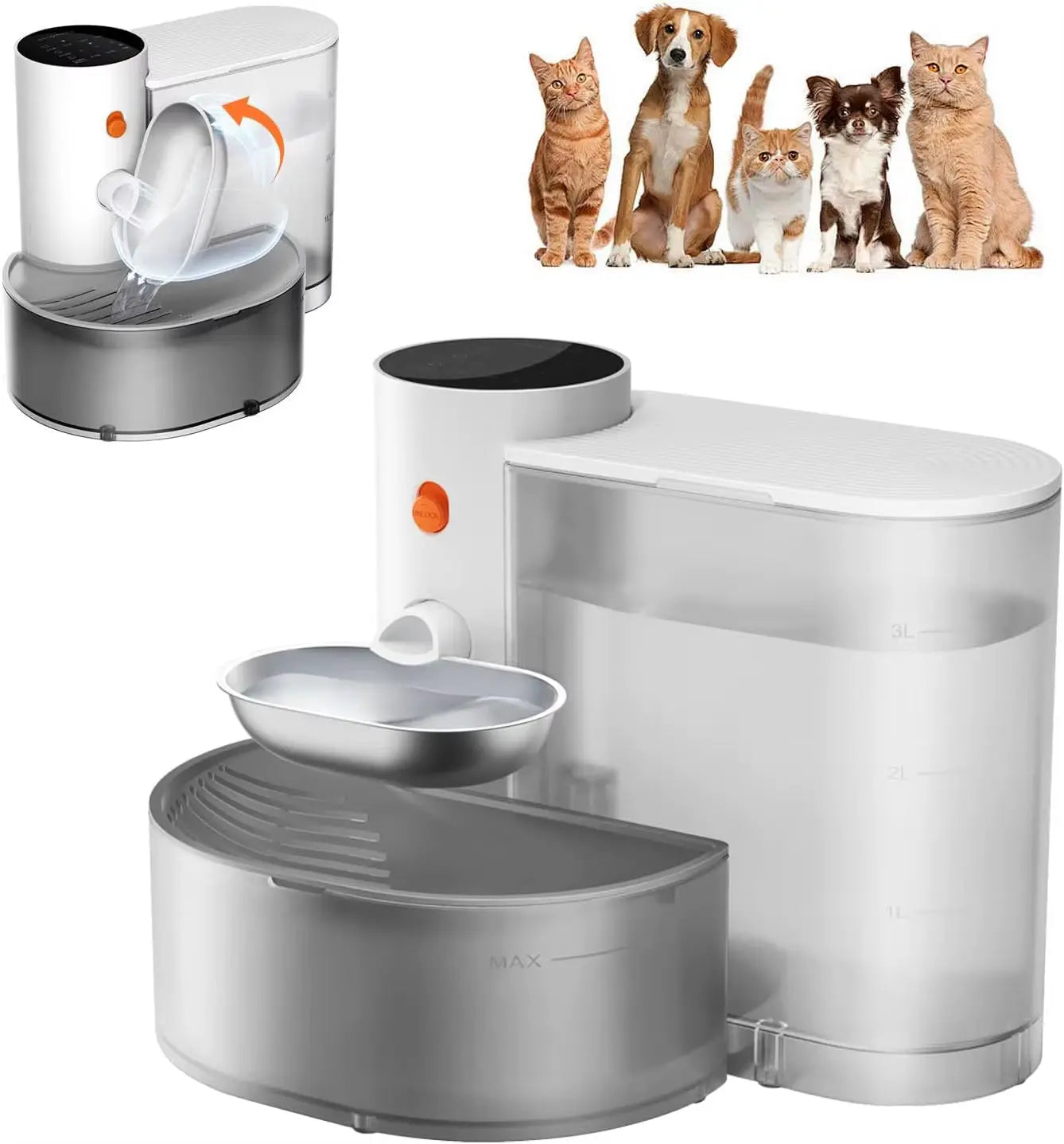 Pouring Water Dispenser for Pets