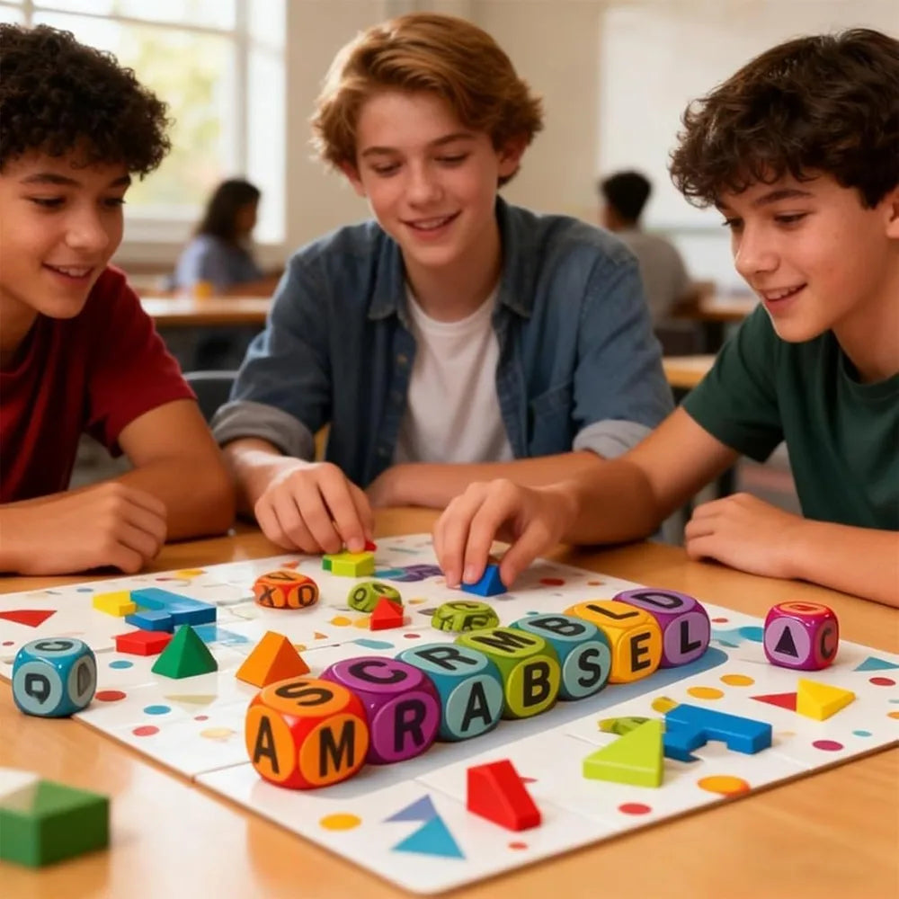 Scrambled Dice Word Game FRATOZ