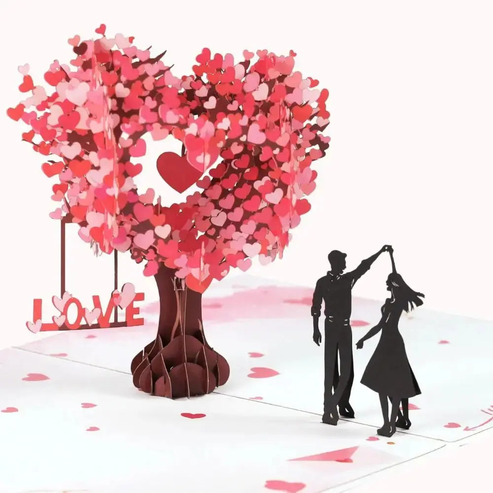 3D Heart Tree Card FRATOZ