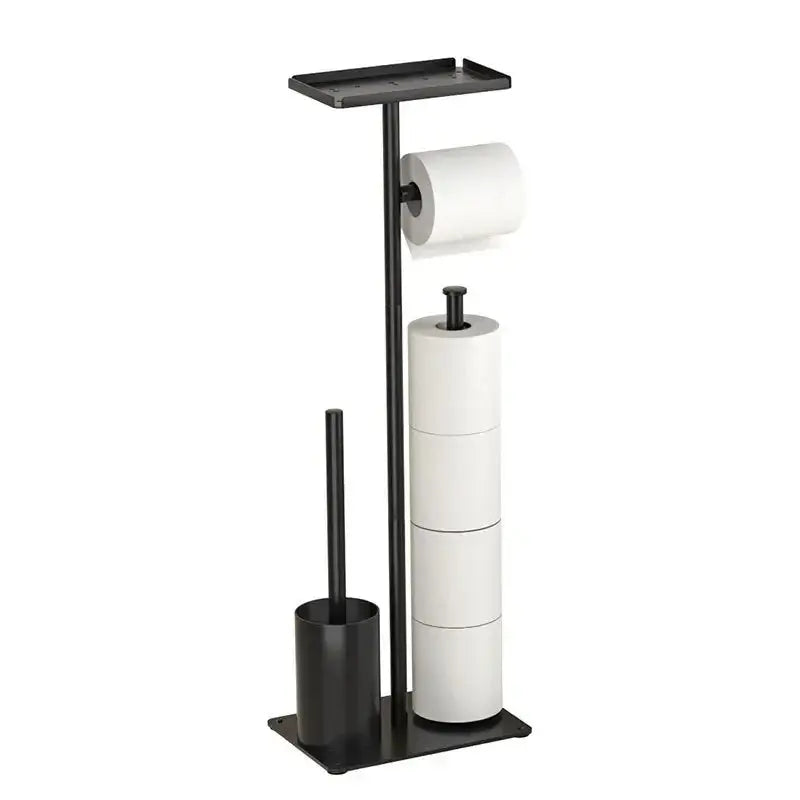 Toilet Paper & Brush Holder Stand FRATOZ